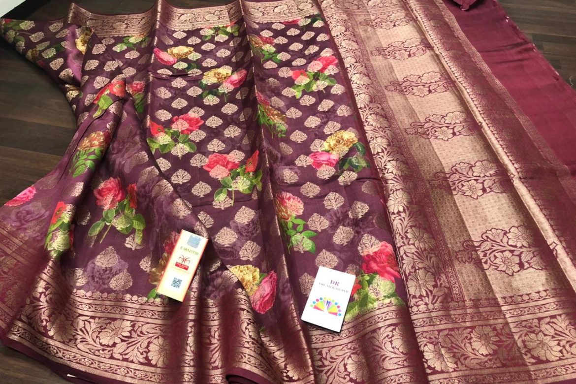 Pure banarasi soft silk khaddi tussar sarees (10)