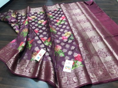 Pure banarasi soft silk khaddi tussar sarees (6)