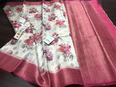 Pure banarasi soft silk khaddi tussar sarees (8)