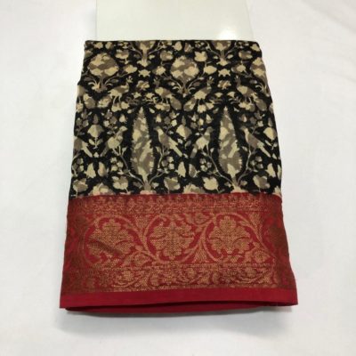 Pure chanderi cotton silk sarees with blouse. (2)