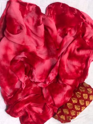 Pure chiffon shibori sarees (3)