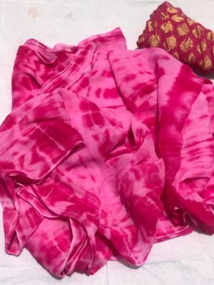 Pure chiffon shibori sarees (4)
