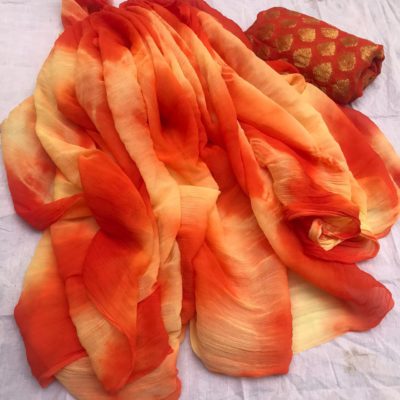 Pure chiffon shibori sarees (6)