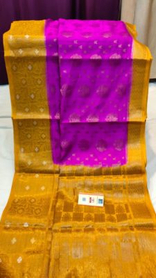 Pure handloom banarasi chiniya silk sarees (1)