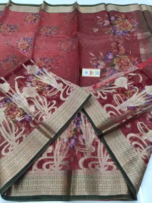 Pure handloom banarasi organza silk sarees (1)