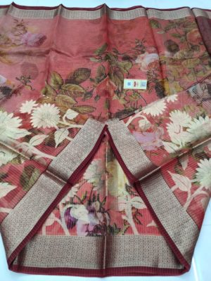 Pure handloom banarasi organza silk sarees (3)