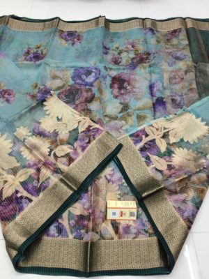 Pure handloom banarasi organza silk sarees (5)