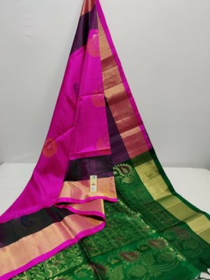 Pure handloom double wrap kanchi silk sarees (7)
