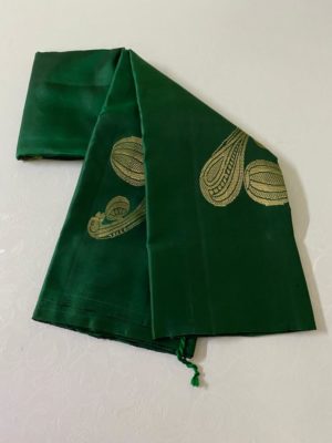 Pure kanchi handloom silk with instrumental design (2)