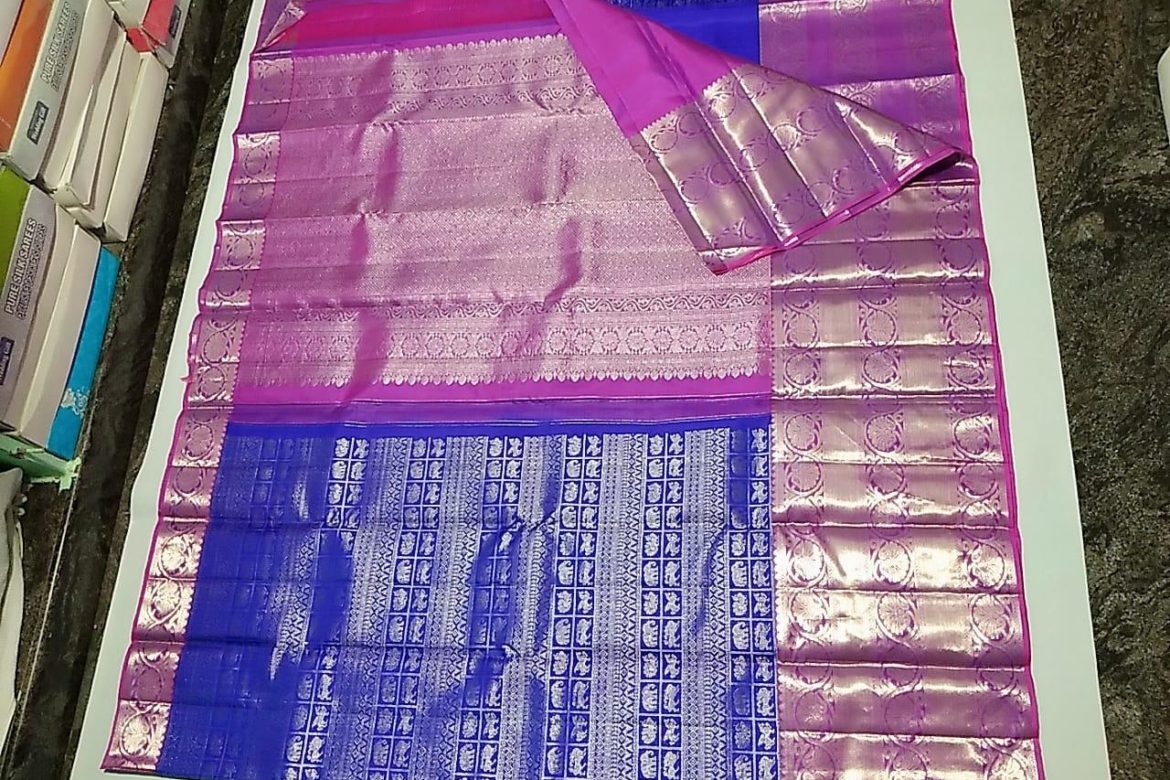 Pure kanjivaram silk sarees (4)