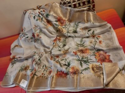 Pure organza sarees with floral prints (5)