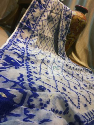 Pure soft chain bengal dhakai sarees (8)