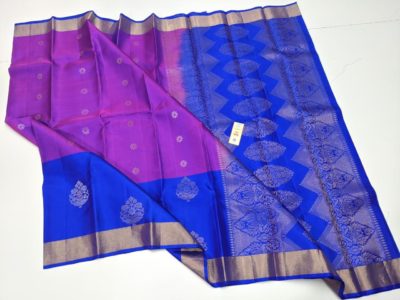 Pure soft silk korvai border sarees (4)