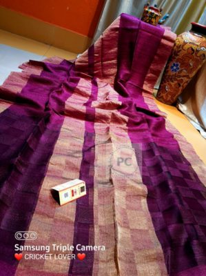 Pure tussar ghicha silk jamdhani sarees (3)