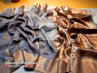 Pure zari linen handloom sarees (19)