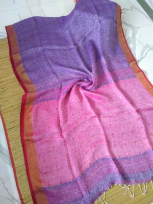 Very soft and pure linen sarees (2)