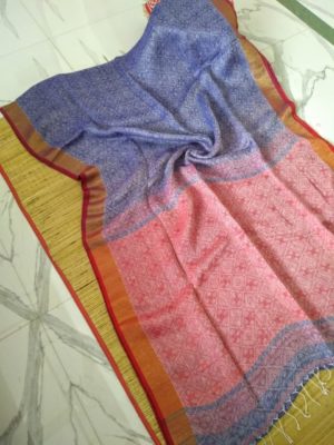 Very soft and pure linen sarees (5)