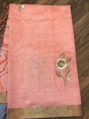 Very soft lite weight tissue khadi silk sarees (1)