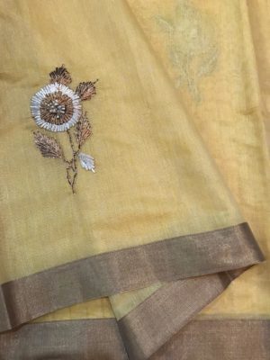 Very soft lite weight tissue khadi silk sarees (13)