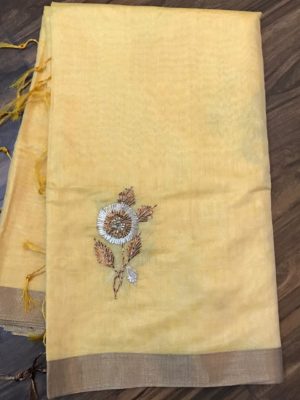 Very soft lite weight tissue khadi silk sarees (15)