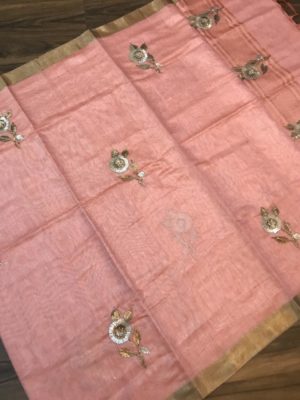 Very soft lite weight tissue khadi silk sarees (2)
