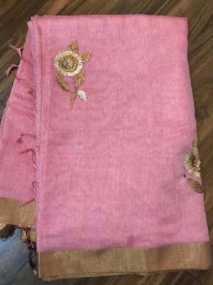Very soft lite weight tissue khadi silk sarees (3)