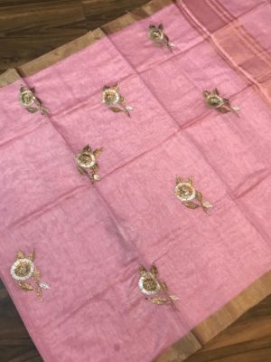 Very soft lite weight tissue khadi silk sarees (4)