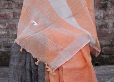 pure linen by linen plain sarees (5)