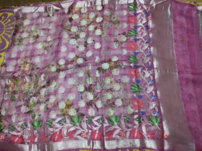 Banaras Pure Kora Silk With Motifs (17)