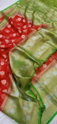 Exclusive Collection Of Kora Silk Sarees With Blouse (3)