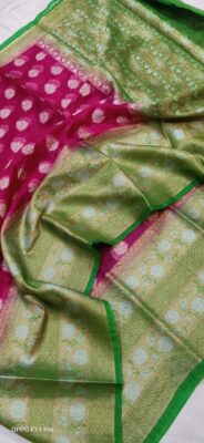 Exclusive Collection Of Kora Silk Sarees With Blouse (7)