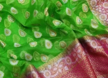 Exclusive Collection Of Kora Silk Sarees With Blouse (8)