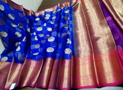 Latest Kanchi Organza Sarees With Blouse (19)