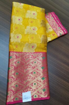 Latest Kanchi Organza Sarees With Blouse (28)