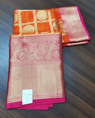 Latest Kanchi Organza Sarees With Blouse (30)