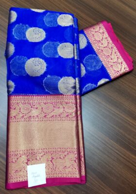 Latest Kanchi Organza Sarees With Blouse (38)