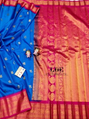 Latest Pure Gadwal Silk Sarees With Blouse (4)