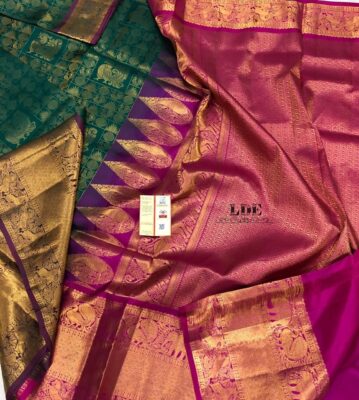 Latest Pure Gadwal Silk Sarees With Blouse (5)