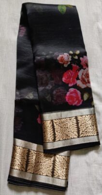 Latest Pure Organza Sarees With Printed Design (29)