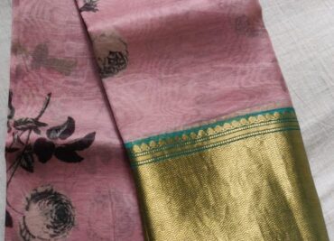 Latest Pure Organza Sarees With Printed Design (3)