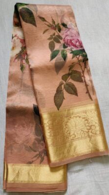 Latest Pure Organza Sarees With Printed Design (32)