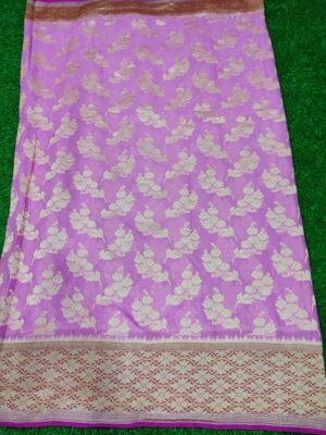 Pure Khaddi Georgette Sarees With Blouse (10)