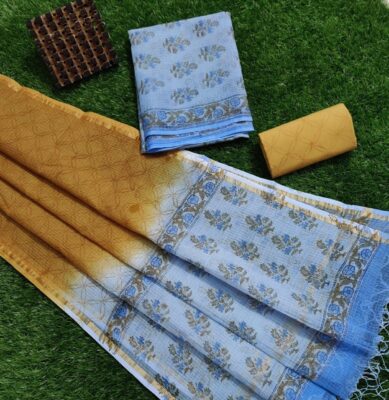 Pure Kora Silk Dress Materials (1)