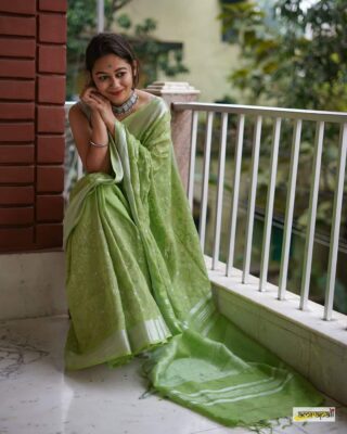 Pure Linen By Linen Embroidary Sarees Jpg (19)