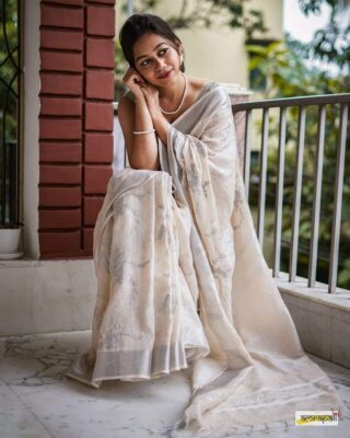 Pure Linen By Linen Embroidary Sarees Jpg (21)