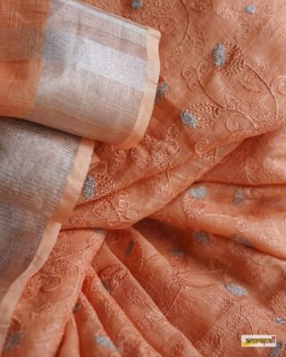 Pure Linen By Linen Embroidary Sarees Jpg (32)