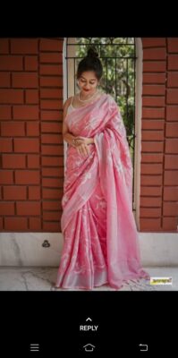 Pure Linen By Linen Embroidary Sarees Jpg (4)
