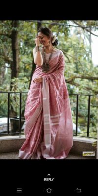 Pure Linen By Linen Embroidary Sarees Jpg (8)