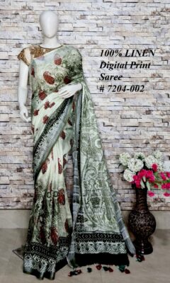 Pure Linen By Linen With Floral Designs (19)