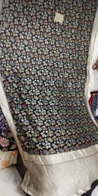 Pure Khadi Georgette Sarees With Hand Paint (24)